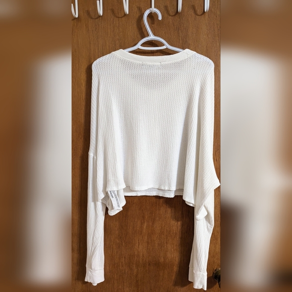 💥 5 for 25 💥  ⚡Forever 21 cropped Henley top size 3X - Picture 2 of 7